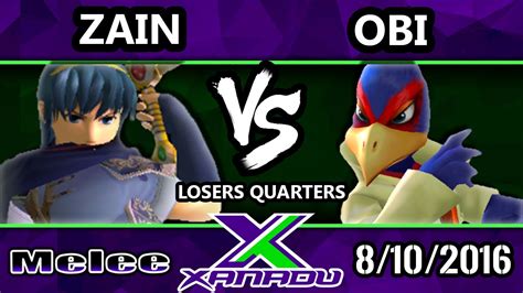 S X Obi Falco Vs Ssi Zain Marth Ssbm Losers Quarters