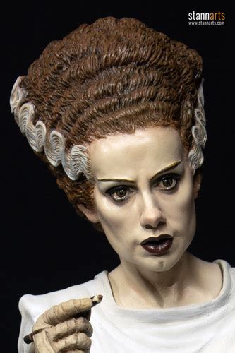 Elsa Lanchester Bride Of Frankenstein Painted Statue Stannarts