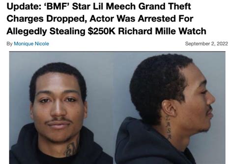 Update Bmf Star Lil Meech Released From Jail After Attempting To