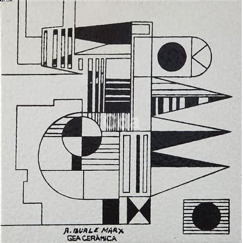 Composi O Roberto Burle Marx Cat Logo Das Artes Pintura Sobre