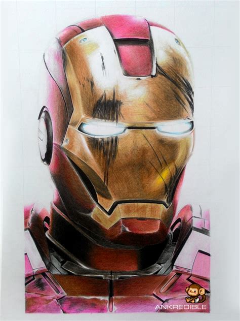 Iron Man Pencil Sketch