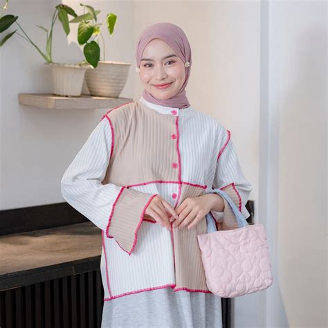 Jual Mybamus X NurulFadillah Sherly Top Knit Oversize Atasan Wanita