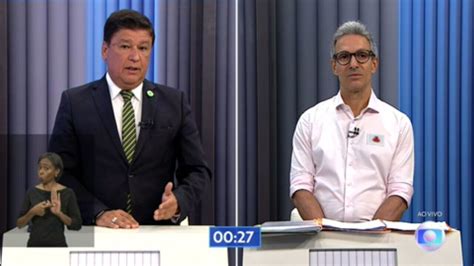 Vídeo Debate em MG Carlos Viana PL pergunta a Romeu Zema Novo