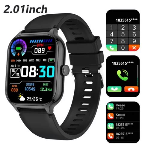 Black Friday Discounts For New 2 01 Smartwatch Bluetooth Call Heart