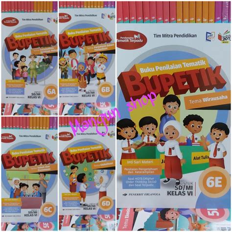 Jual Buku Bupetik Sd Kelas A B C D E F G H I K Revisi Shopee