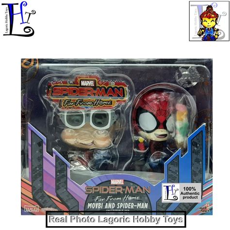 Jual Cosbaby Cosb Marvel Spiderman Movbi And Spiderman Collectible Set Far From Home Hot Toys