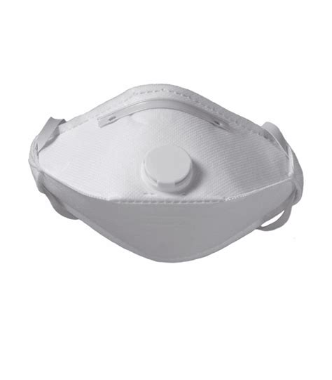 Mascarilla plegable horizontal con válvula metal free FFP3 NR D SAFETOP