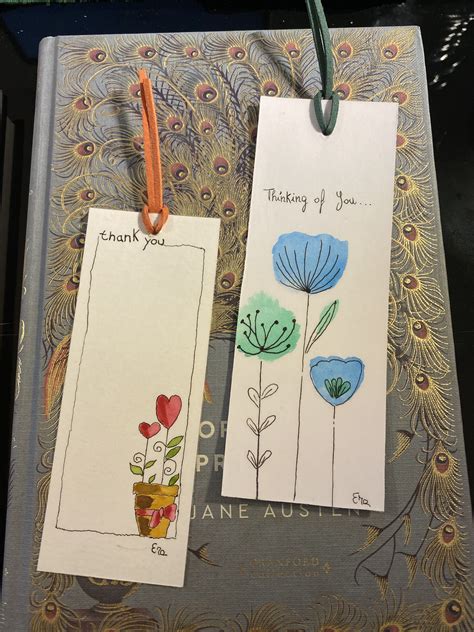 Watercolor Bookmarks Watercolor Flower Art Watercolor And Ink