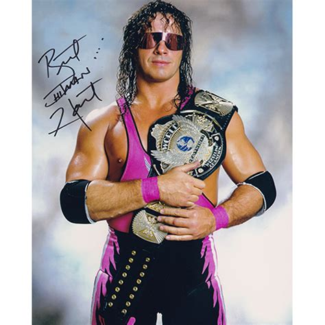 Bret Hart Autographed 8"x10" Photo (WWE)