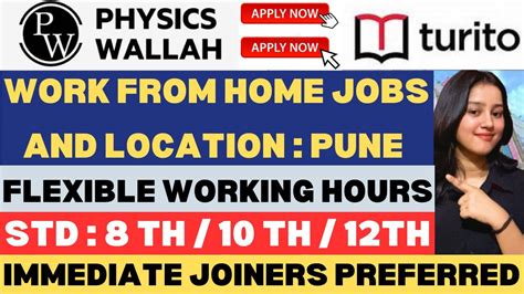 Physics Wallah Turito Hirings Work From Home Jobs Location