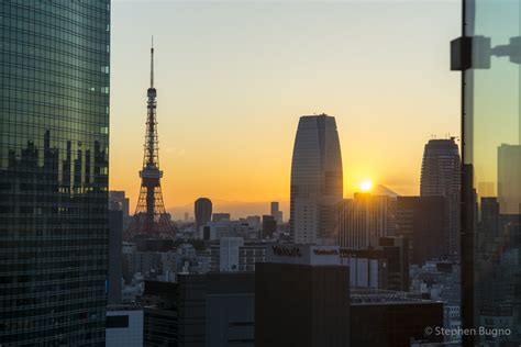 View of Mt Fuji and Tokyo Tower at Sunset - GoMad Nomad Travel Mag