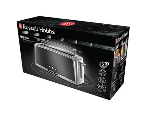Russell Hobbs Luna Moonlight Grey 23251-56 Toaster lang kaufen