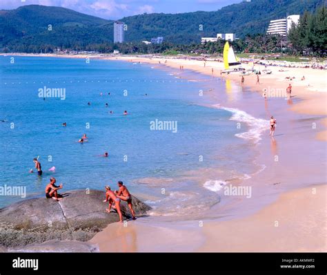 Thailand Phuket Karon Beach Stock Photo Alamy