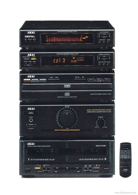 Akai MX 950 Component Audio System Manual HiFi Engine