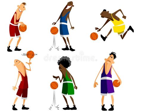 Basketball Players Cartoon Stock Illustrations 750 Basketball Players