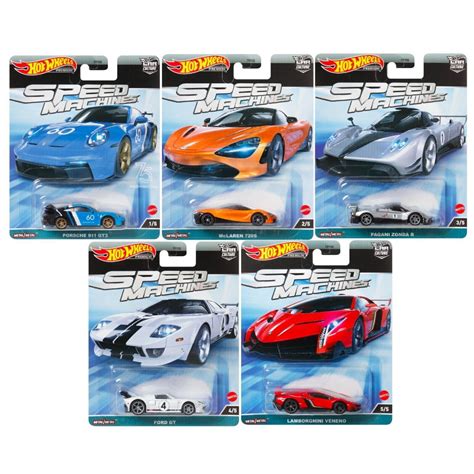 Hot wheels Chính Hãng mẫu xe Premium Speed Machines 2023 Full set Shopee Việt Nam