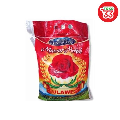 Jual Beras Mawar Merah Sulawesi 10kg 5kg Shopee Indonesia