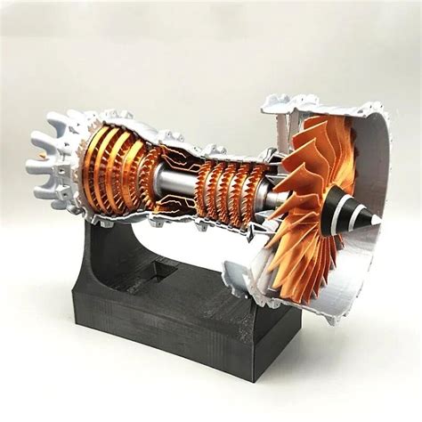 Mini Turbo Fan Motor Ensamblar Avi N Turbofan Motor Modelo Diy