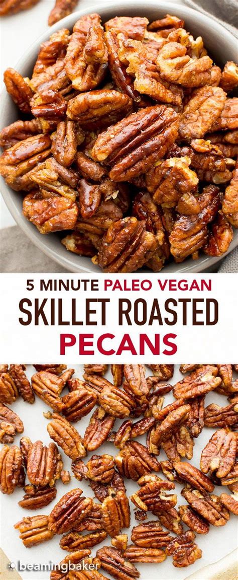 Skillet Roasted Maple Cinnamon Pecans This 5 Minute Maple Pecans