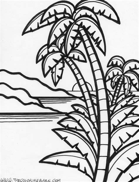 Island Coloring Pages The Coloring Barn Coloring Pages Ocean