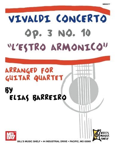 Vivaldi Concerto Op No L Estro Armonico Barreiro Elias