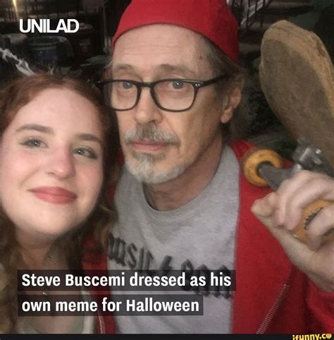 Unilad Steve Buscemi Dressed As His Own Meme For Halloween I Ifunny