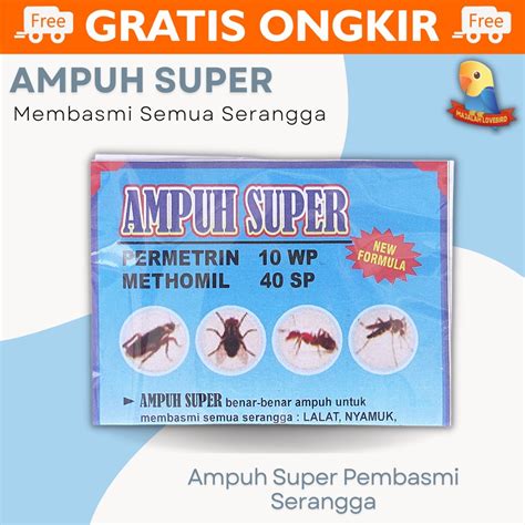 Jual AMPUH SUPER Membasmi Semua Serangga Pada Hewan Pembasmi Serangga