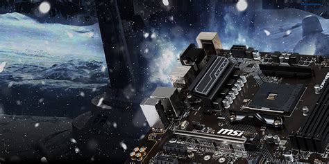 Msi Amd Am4 Motherboard Inspired From Architectural Design, With Core ...