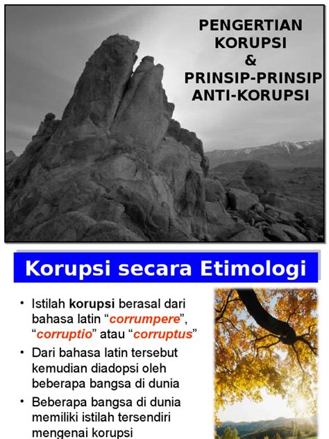 Pdf Pengertian Dan Prinsip Anti Korupsi Ppt Dokumen Tips