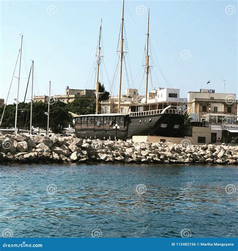 Party boat Sliema Malta editorial photo. Image of lazy - 115482156