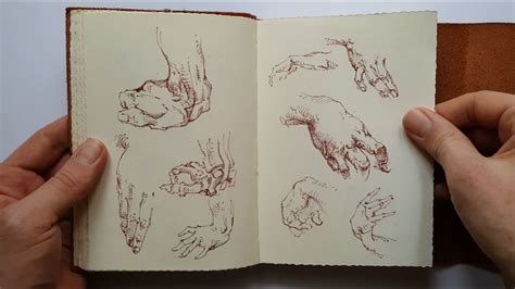 George Bridgman Sketchbook The Book Of A Hundred Hands Youtube