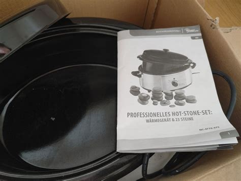 Hot Stone Set für Massage heisser Stein full Set Neu gemäss Beschreibung in Dübendorf für