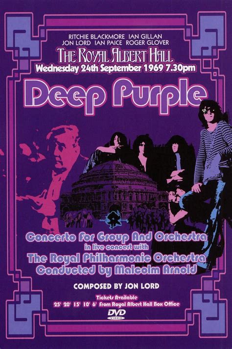 Deep Purple Concerto For Group And Orchestra 1970 Posters — The