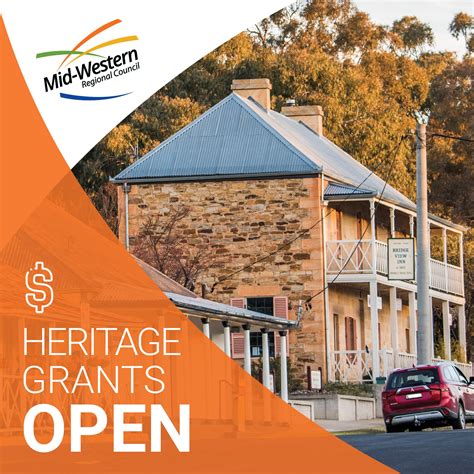 Mid-Western - 📣 Heritage Grants Open Now Eligible homeowners can now apply for funding to