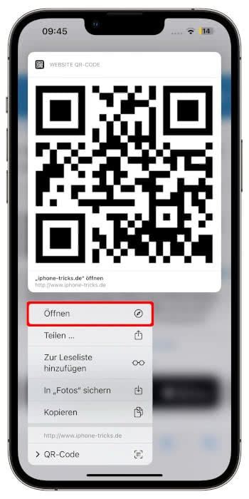 how to find qr code on iphone