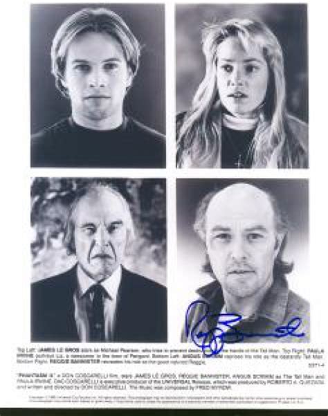 Reggie Bannister PHANTASM II B&W Signed 8x10