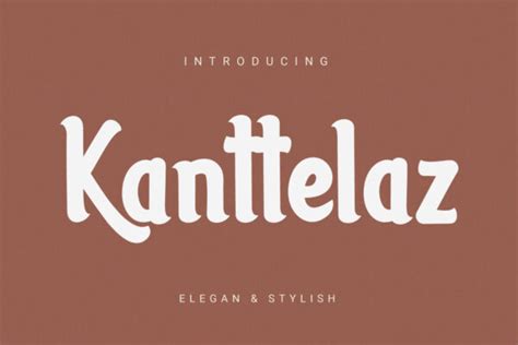 Kanttelaz Bold Modern Font Fontsera