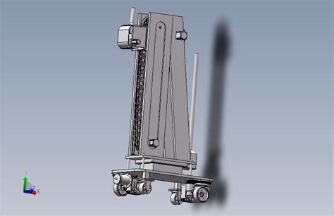 墙面砂带抛光机三维模型solidworks 2016模型图纸下载 懒石网