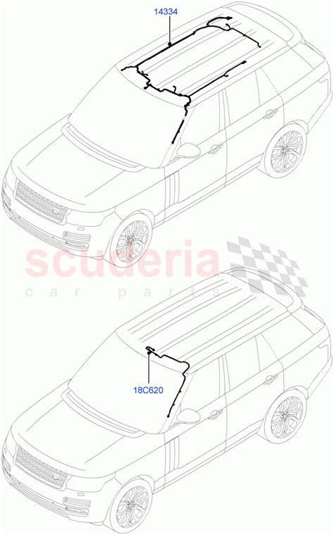 Electrical Wiring Body And Rear Roof Parts For Land Rover Range