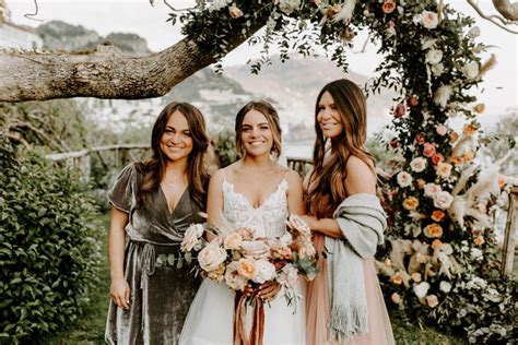 Coral and Blush Amalfi Coast Wedding at Hotel Santa Caterina | Junebug ...