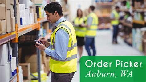 Order Picker In Auburn Wa All Starz Staffing