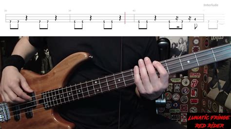 Lunatic Fringe By Red Rider Bass Cover With Tabs Play Along Youtube