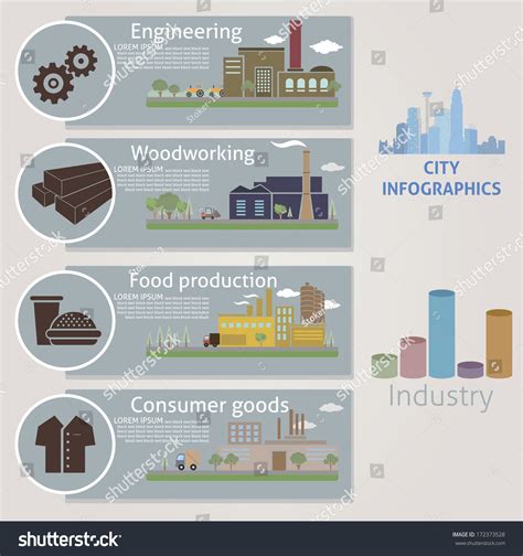 City Industry Vector Your Design Stock Vector (Royalty Free) 172373528 ...