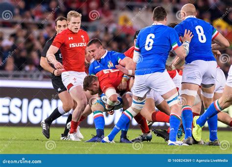 Italian Rugby National Team Editorial Stock Image Image Of Galles