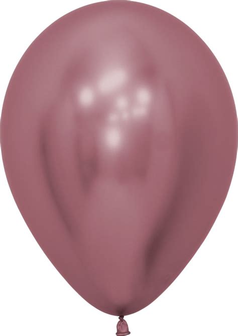 Globo Latex R12 Sempertex Reflex Rosado 30cm En Bolsa De 50 Unidades