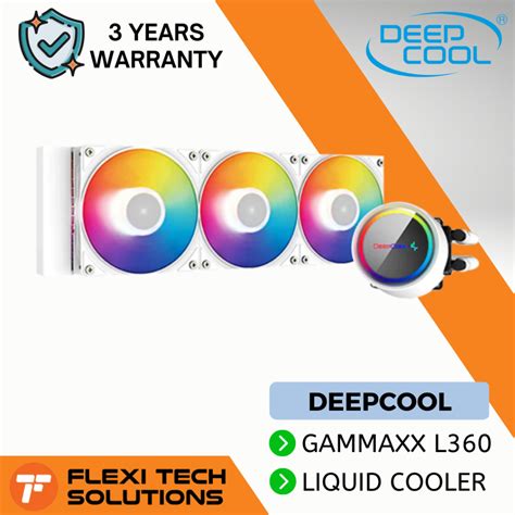 DEEPCOOL GAMMAXX L360 ARGB CPU AIO Liquid Cooler LGA1700 – Flexi Tech