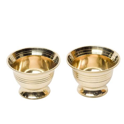 Buy Bhimonee Decor Pure Brass Padam Pyalla Deep Deepak Diya For