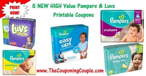 6 Pampers Printable Coupons Print NOW 9 In Savings Print Coupons