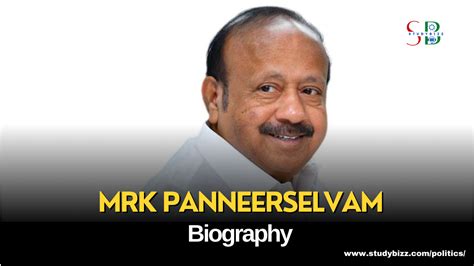 MRK Panneerselvam Biography, Age, Spouse, Family, Native, Political ...