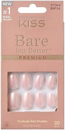 Amazon Kiss Bare But Better Press On Nails Nail Glue Included Mocha Light Nude Skin